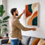 Flowing Forms Modern - Wrapped Canvas-1908560697-1908560699