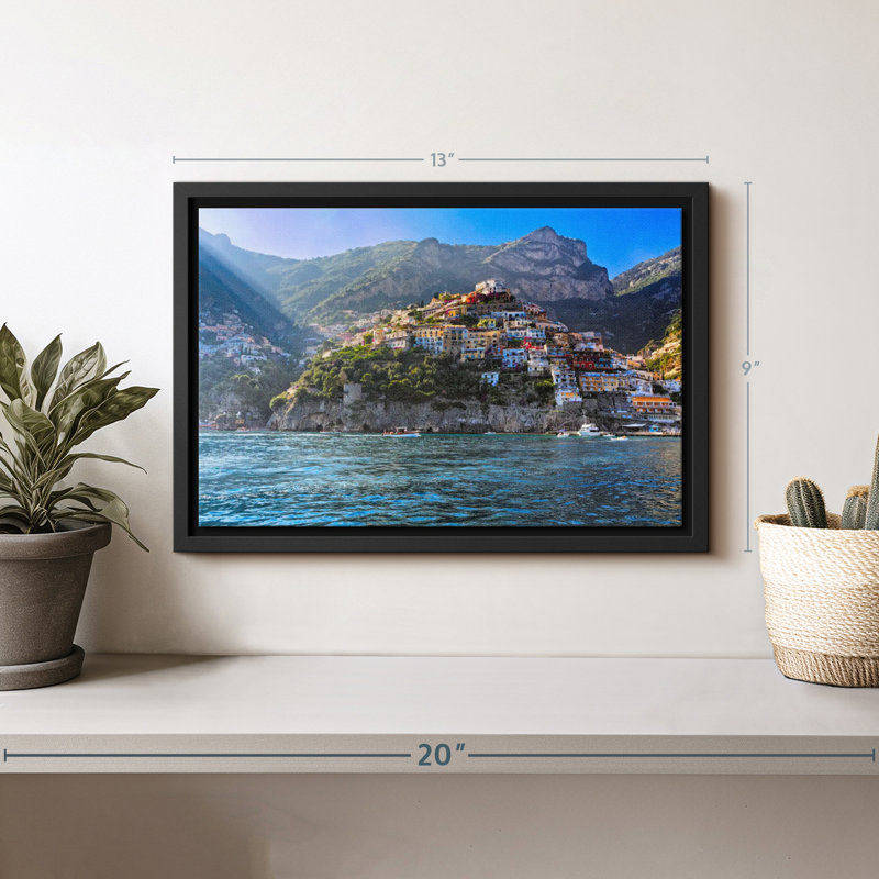 Places "Falaises de Positano", art mural, H 9 po x l 13 po