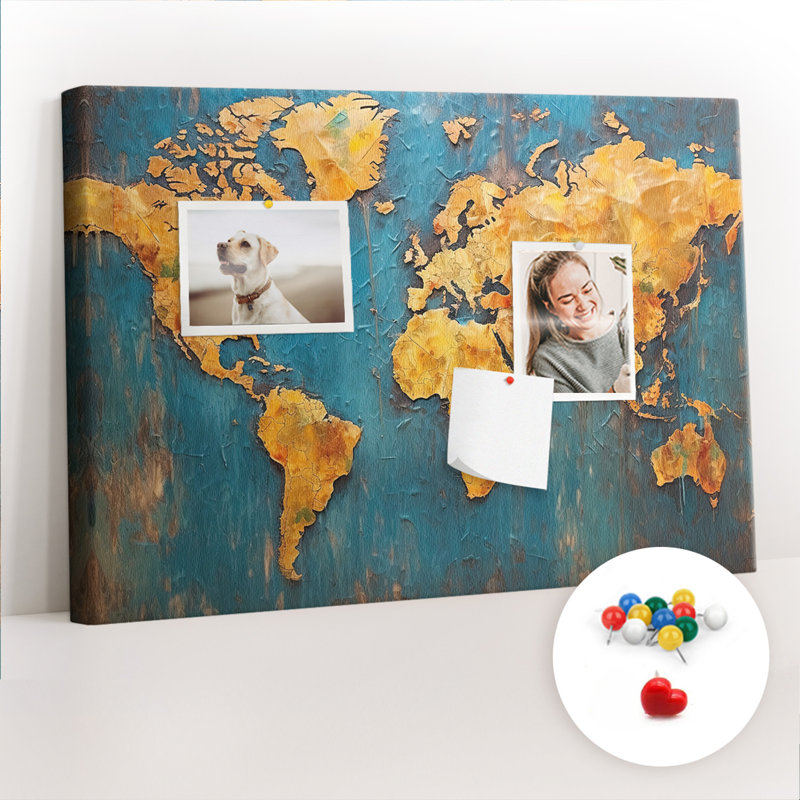 Anthrone Cork Corkboard / Bulletin Board