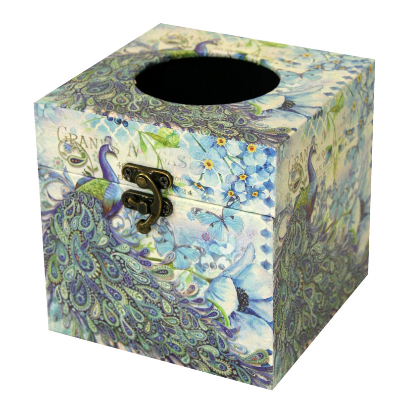 Housse pour boîte à mouchoirs Tilton Peacock