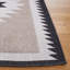 Ilkka Southwestern Cotton Area Rug in Beige/Black-51794589
