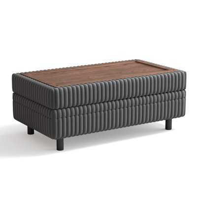 Repose-pieds avec rangement 40,55 po Sherry