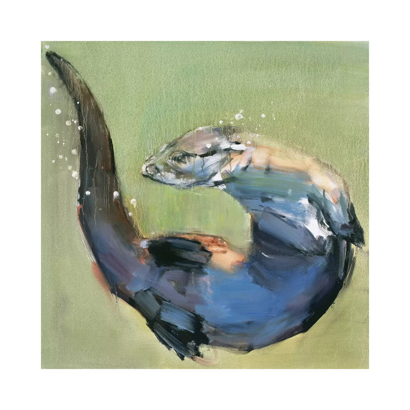 Otter by Mark Adlington - Wrapped Canvas Print, 30.48 cm H x 30.48 cm W
