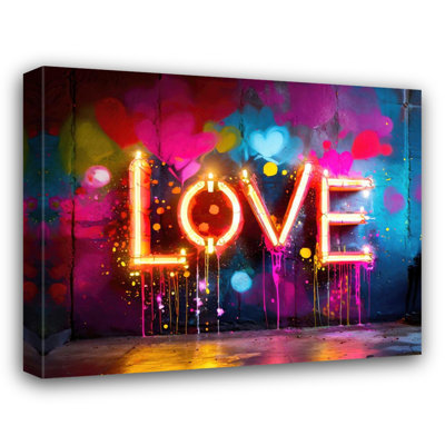 «Love 10», reproduction sur toile tendue