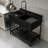 304 Stainless Steel Freestanding Sink Utility Kitchen Sink With Pull-out Faucet