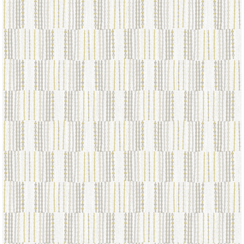 Rouleau de papier peint L 33 pi x l 20,5 po Shane, Gris
