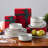 12 Pieces Modern Stoneware Dinnerware Set, Service For 4-111135918
