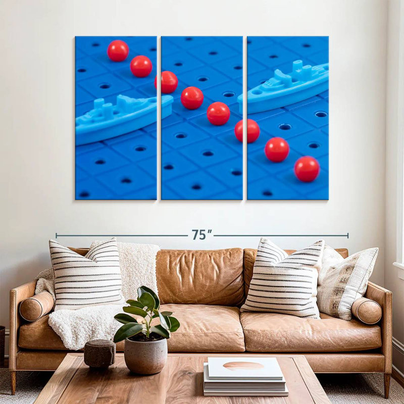 Senne Battleship Board Game, 42" H x 65" W