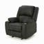 Fauteuil inclinable oscillant avec porte-gobelets en acier