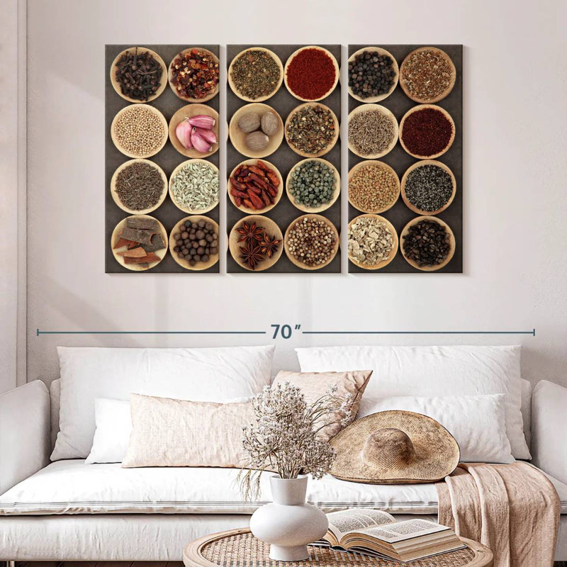 Yarlin Middle Eastern Spices, 32" H x 50" W