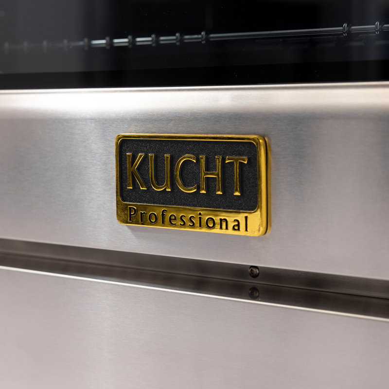 30 in. 4.2 cu. ft. 4 Burners Dual Fuel Range in Stainless Steel with Kucht Horus Thermostat, Liquid Propane