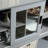 Sideboard Buffet Table With Doors,Grey