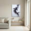 Toile noire et orange avec art abstrait-1576417784