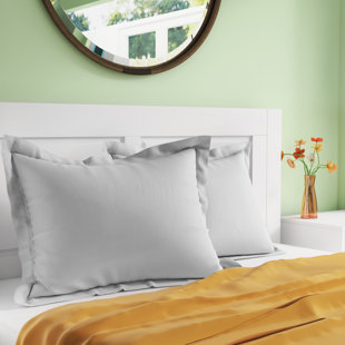 Appletree Bedding 200 Thread Count Plain 100% Cotton Oxford Pillow Case (Set of 2)