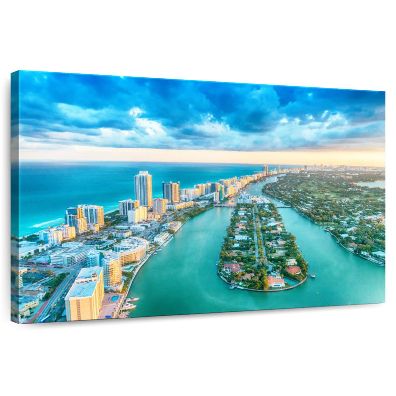 Nicci Above Miami, 24" H x 36" W