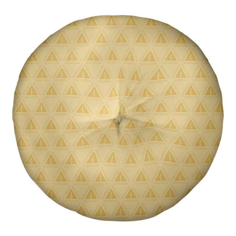 Coussin Theo Nath, 30 po x 30 po, Jaune