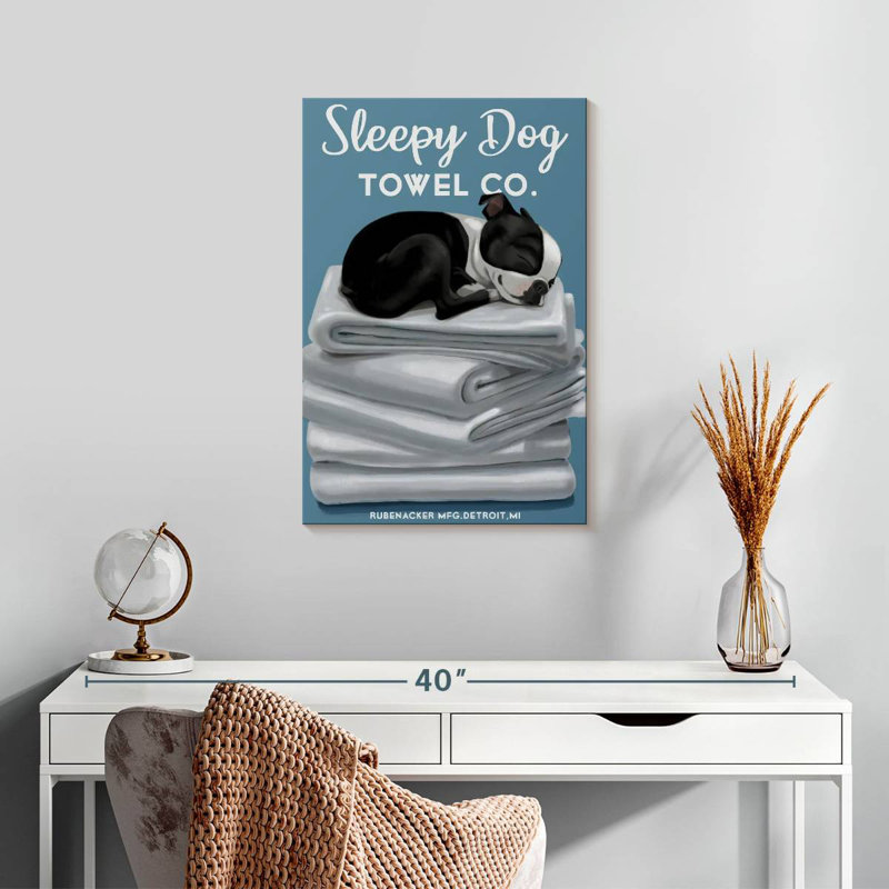 Brampt Sleepy Dog, H 24 po x l 16 po