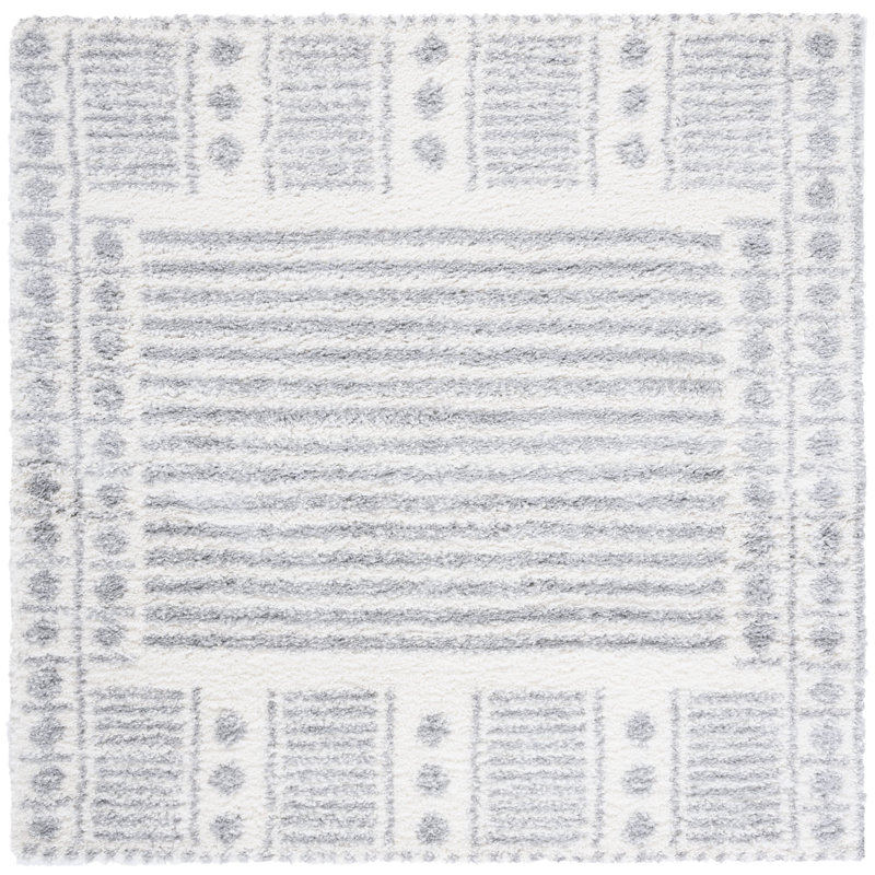 Tapis gris Madrina, Carré 6 pi 7 po