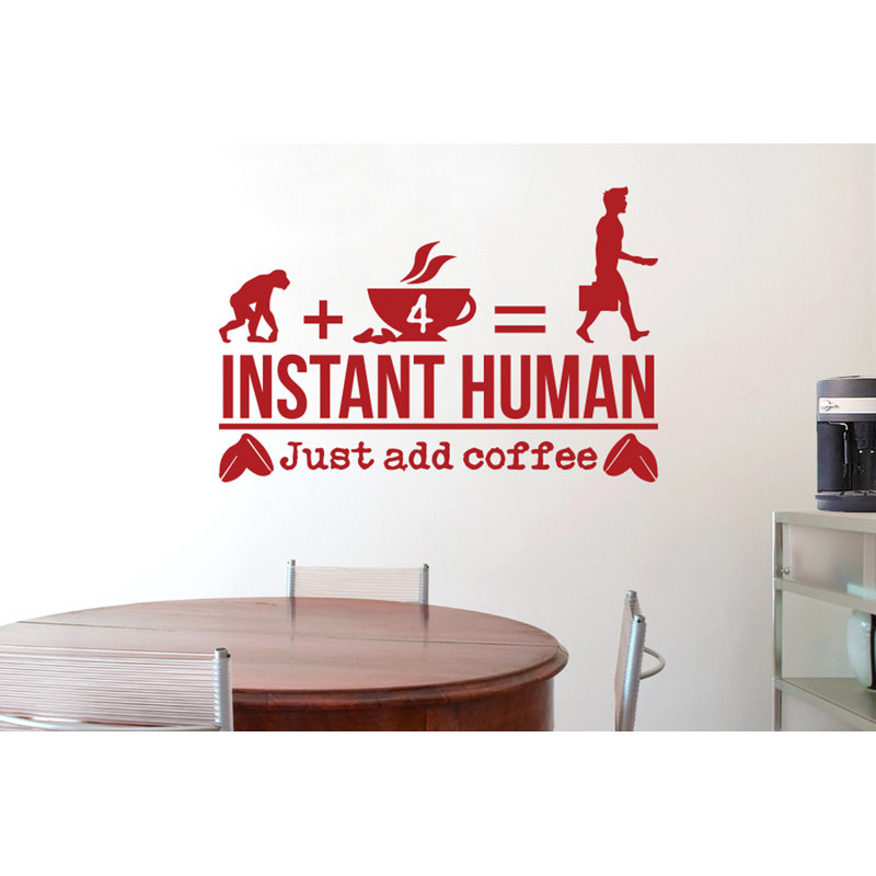 Food & Beverage Wall Decal, Large, Dark Red
