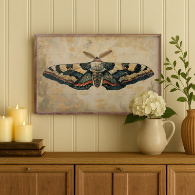 Moody Moth By Petals Prints Design