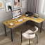 L-Shaped Metal Base Computer Desk-766801126-766801127
