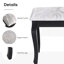 Wooden Vanity Table Set, Makeup Table with 360° Rotating Mirror-1327899627