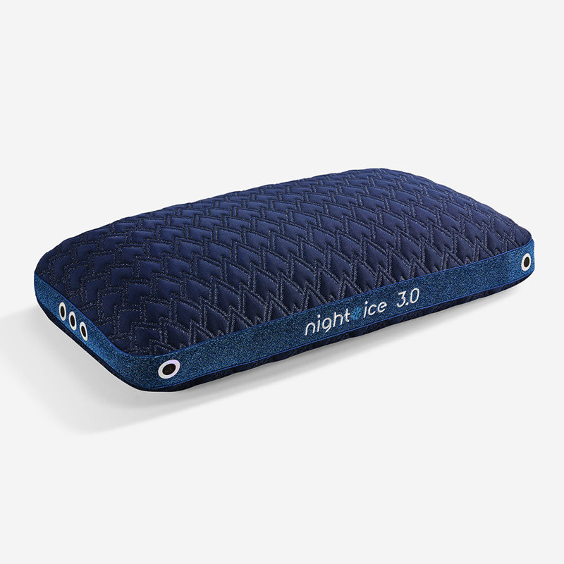 Oreiller performant Bedgear Night Ice - triple refroidissement - doux moyen pour toutes les positions de sommeil, 3.0