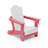 High Density Polyethylene Mini Foldable Adirondack Chair-2046435612