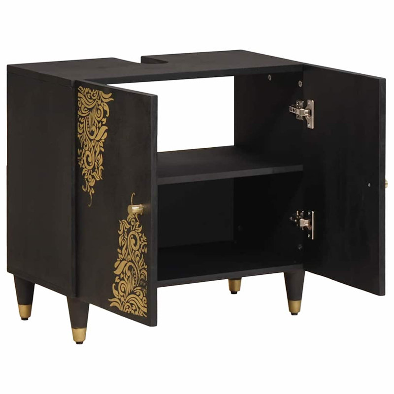 Solid Wood Freestanding Under Sink Cabinet