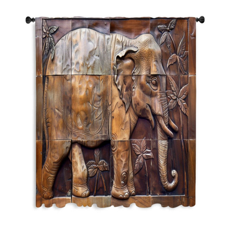 Eiladh Sheer Curtain Single Panel, 53'' W x 99'' L
