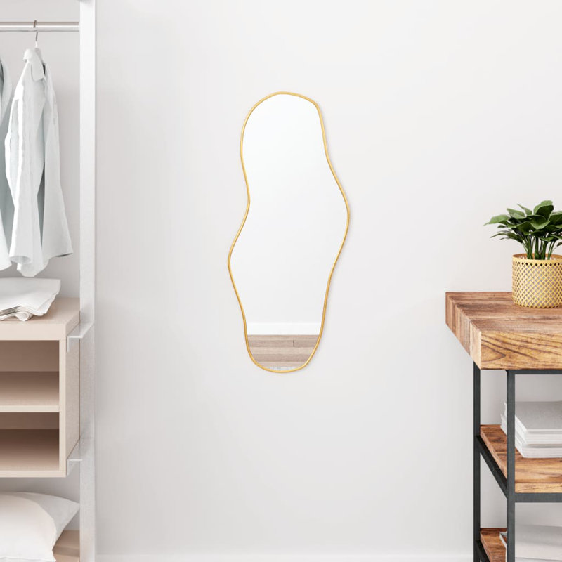 Ondrasek Wall Mirror, 30cm x 70cm, Gold
