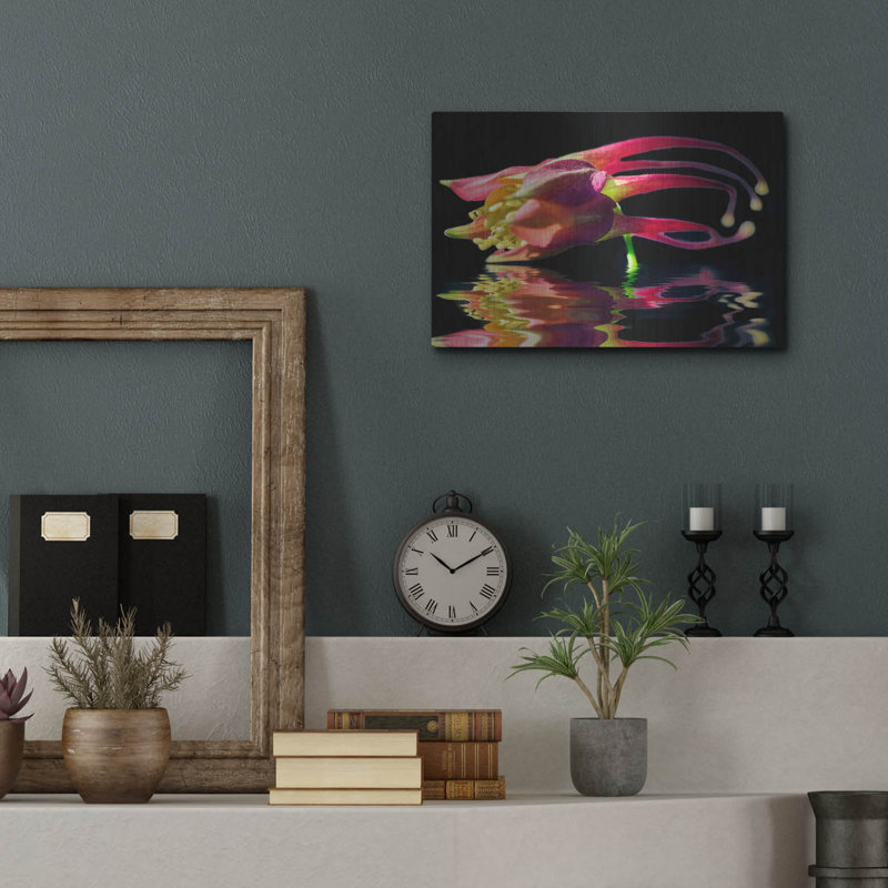 " Columbine Reflection " by Pamela Plummer, 12" H x 16" W