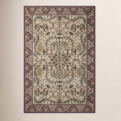 Canopy Aubergine Area Rug