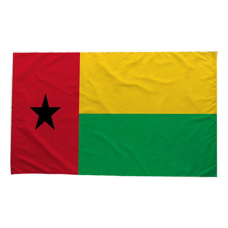 Drapeau de Guinée-Bissau — Drapeau extérieur, H 24 po x l 36 po