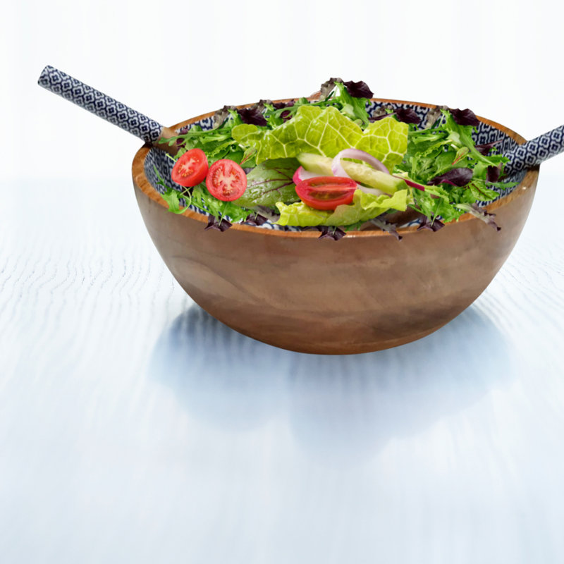 Rosalind Wheeler Wood Serving Bowl