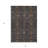 3' X 5' Navy Blue Brown And Red Floral Washable Indoor Outdoor Area Rug