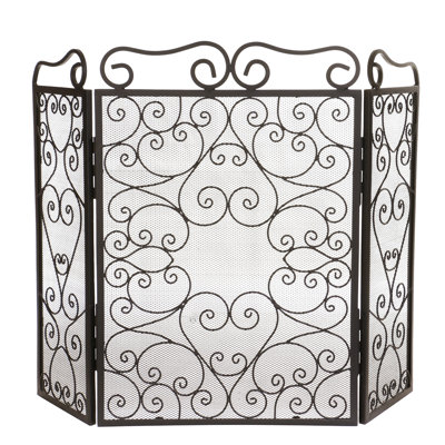 Iron Fireplace Screen