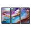 Opulent Agate Azure Dreams Glam - ensemble de reproductions d'art mural en marbre-1409249492-1409249489