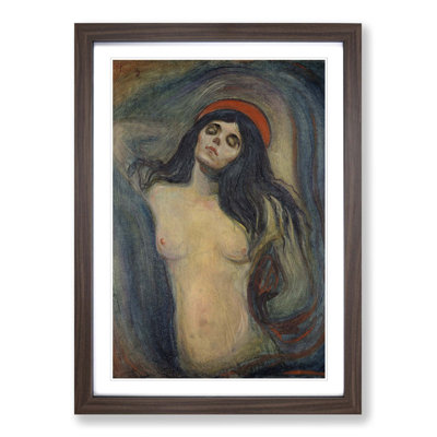 Madonna by Edvard Munch - Framed Print