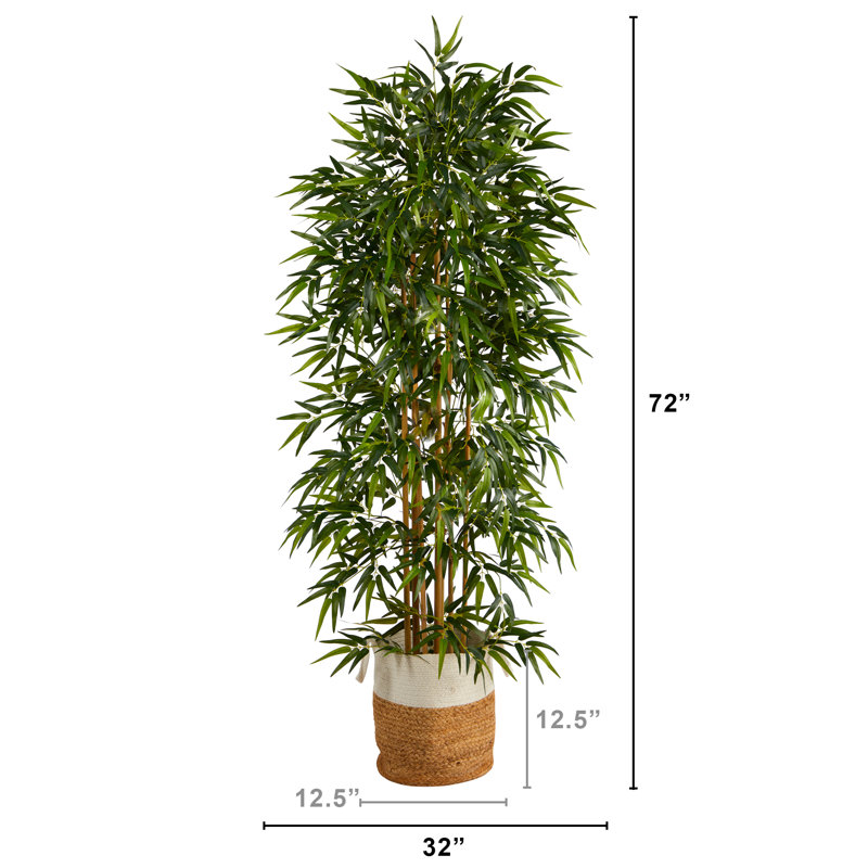 Watts 72 " H Faux Bamboo Tree