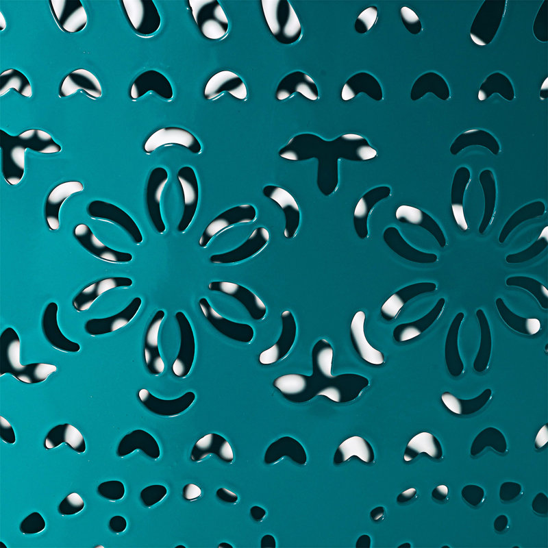 Outdoor Side Table, Teal