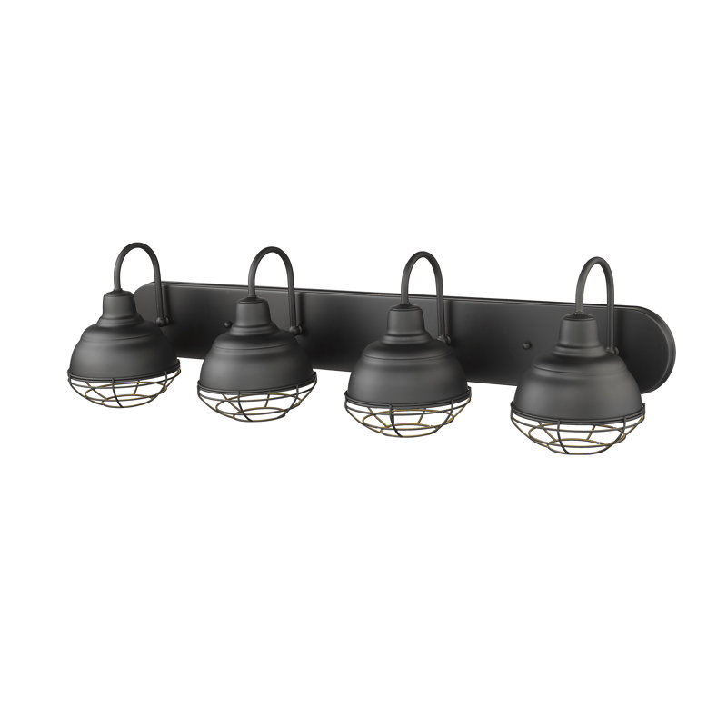 Bruges 4-Light Vanity Matte Black