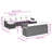 Vidaxl Garden Sofa Set Black