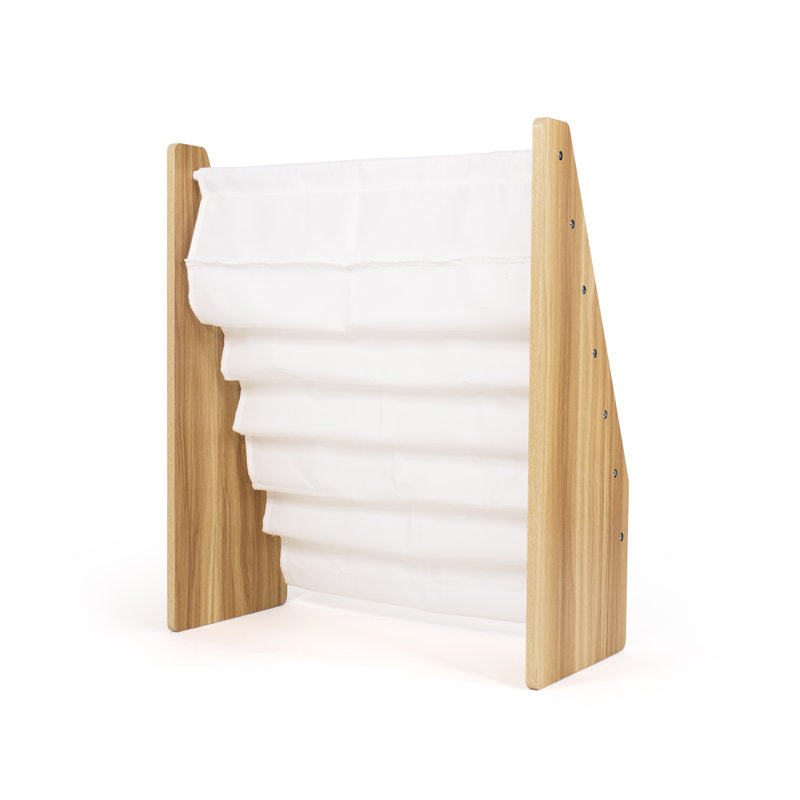 76.2cm H X 63.5cm W No Subject Kids Book Display, Brown/White