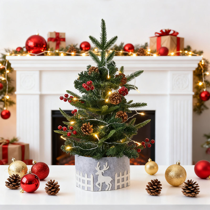 Artificial Pine Christmas Tree, 64 cm x 34 cm
