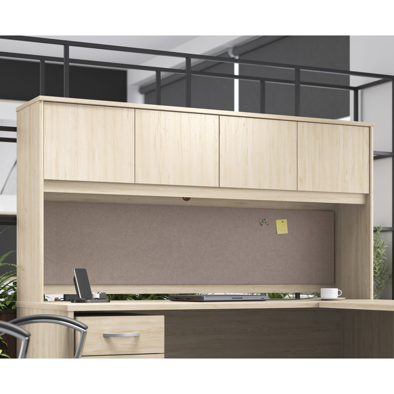 Babillard acoustique, Beige chaud, H 15,51 po x l 68,11 po x P 0,47 po