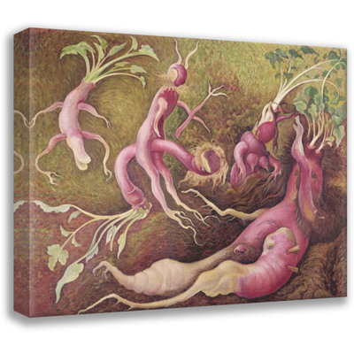 The Temptations of St Anthony by Diego Rivera Gallery Wrapped Canvas