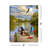 Summer on the Dock 8x6 Mini Lighted Easel Back Canvas