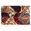 Hand-Knotted High-Quality Ivory and Red Runner