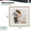 Cowboy Romance Couple, reproduction encadrée sous verre, conception de Tina LeCour-1565459567-1565459561